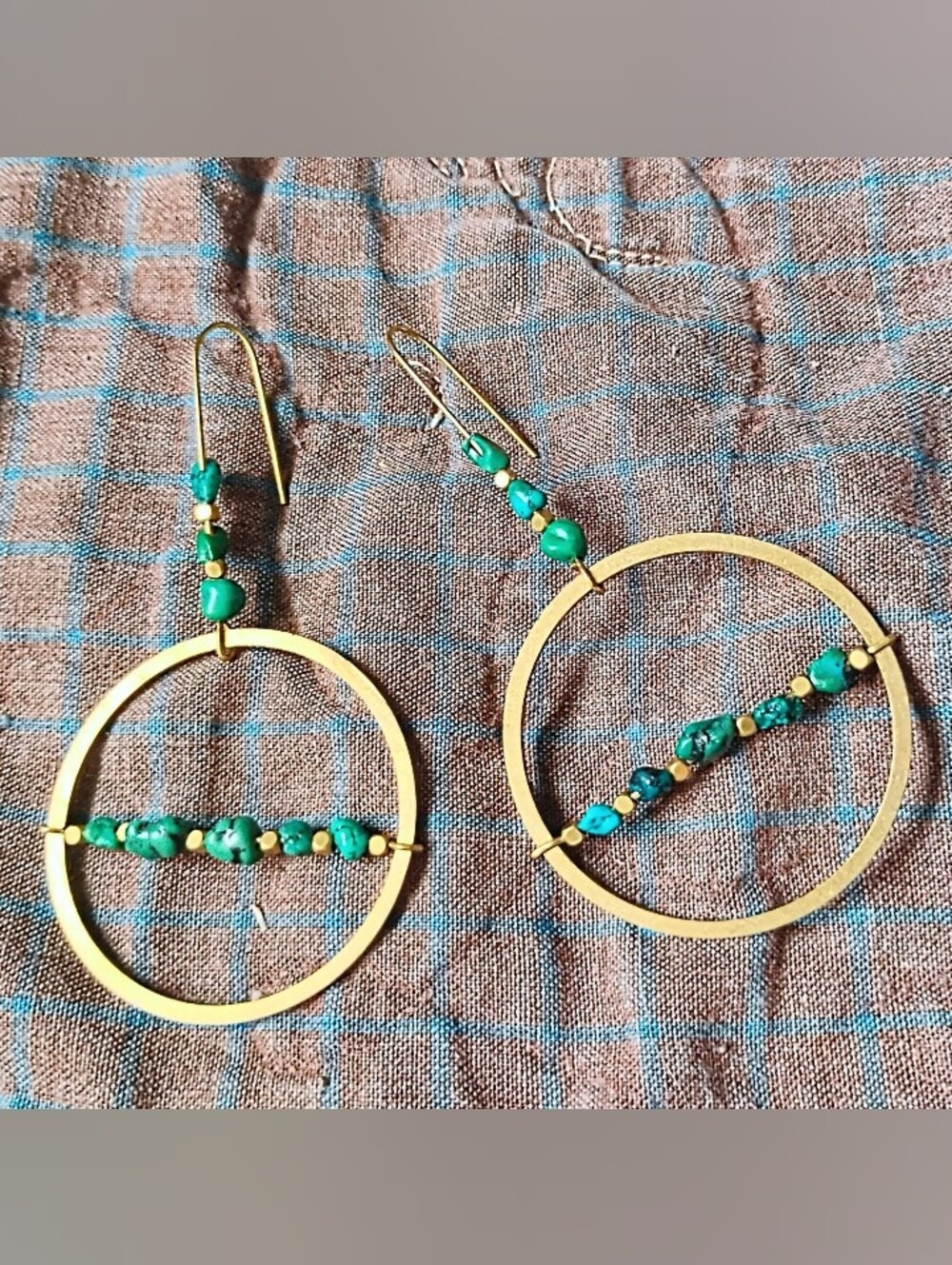'What's My Line?' Turquoise Drop Earrings